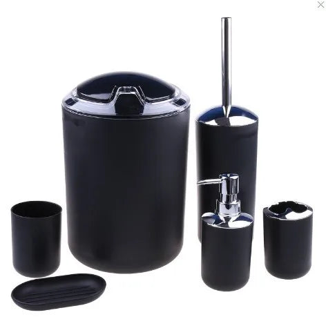 1 Piece Bathroom Accessories Set 6 Piece Bathroom Accessories Set With Paper Basket Houserack Gift Bath Set For Bathroom Decor