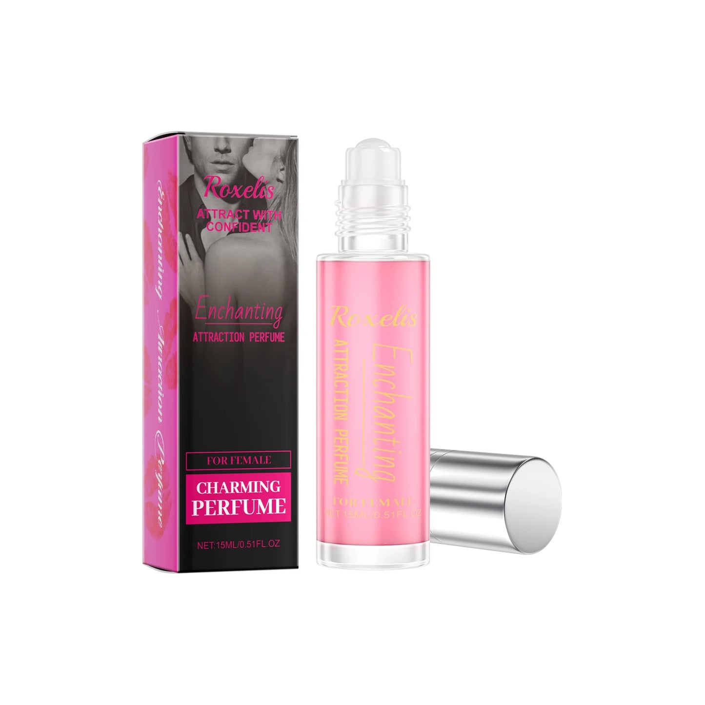 Roxelis 15ml Cologne Pheromone Perfume Roller Ball Lasting Scent Elegant Woman Body Charm Dating Flirt Glamour Lady Perfume