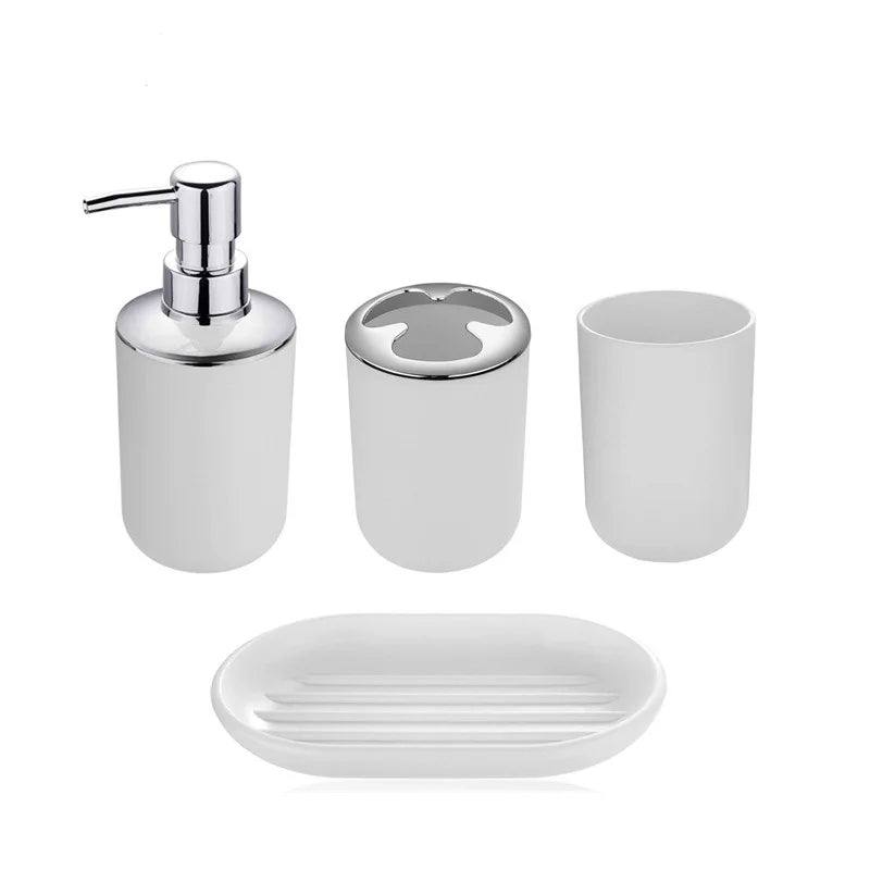 1 Piece Bathroom Accessories Set 6 Piece Bathroom Accessories Set With Paper Basket Houserack Gift Bath Set For Bathroom Decor