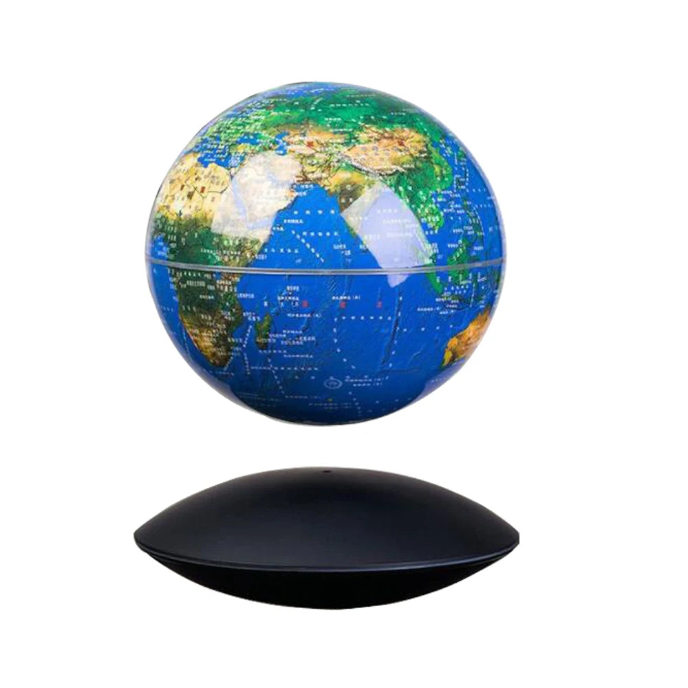 New Creativity 3D Magnetic Levitation Globe LED Night Light 6inch Rotating Globe Floating Desk Lamp For Home Decoration Gift