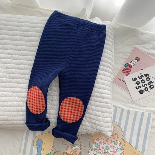Bobora Girls Leggings Cotton Boy's Trousers Fille Kids Pants Girls Pants Cartoon Pattern Children Leggings Trousers