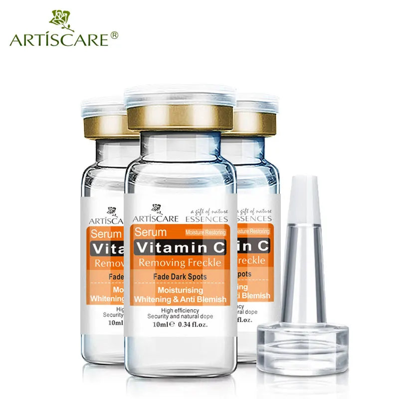 ARTISCARE Vitamin C Serum 3pcs for Moisturizing and Dull Skin Korean Face Care VC Facial Essence