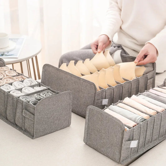 Multi-Function Wardrobe Storage Organizer Box for Bras Socks Lingerie Underwear Drawer Organizer Home Storage Solution