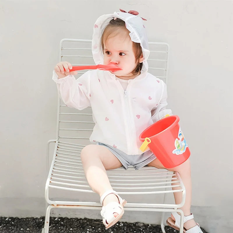 Infant Baby Sunscreen Clothing Summer Thin Section Breathable 2020 New Children's Summer Sunscreen Jacket