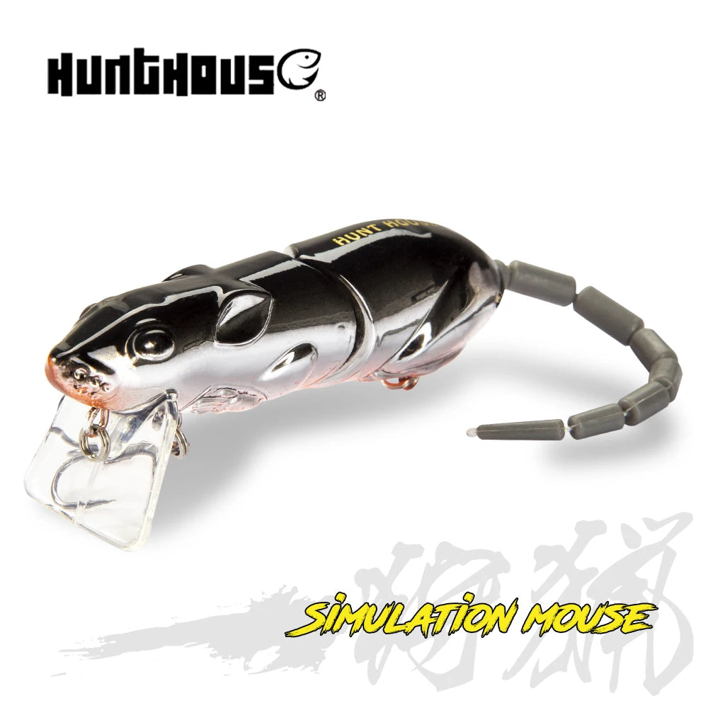 hunthouse Mouse Lure Swimbait Rat Fishing Bait Fishing Lure With Hook Fishing Tackle minnow crankbaits pike lure