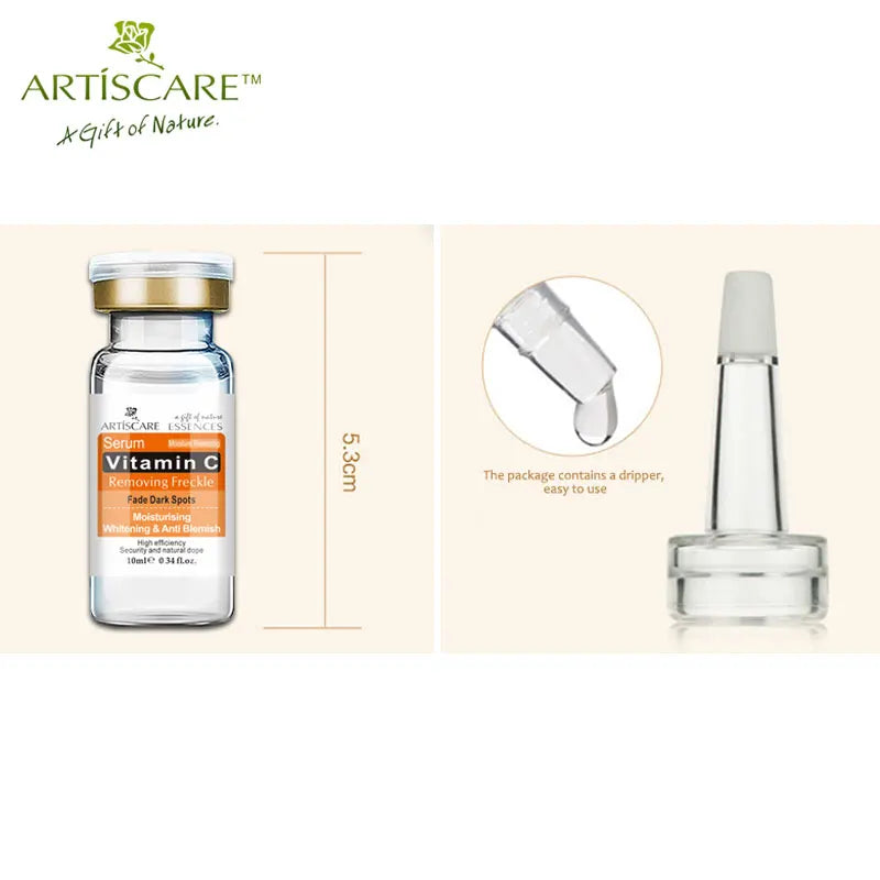 ARTISCARE Vitamin C Serum 3pcs for Moisturizing and Dull Skin Korean Face Care VC Facial Essence