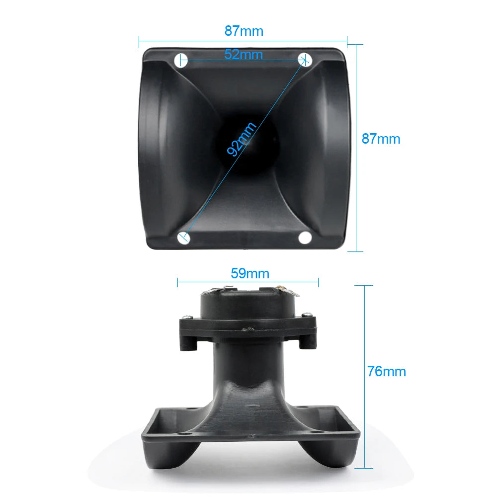 AIYIMA 2PCS 87*87MM Loudspeaker Treble Audio Speaker Piezoelectric Piezo Tweeter Driver