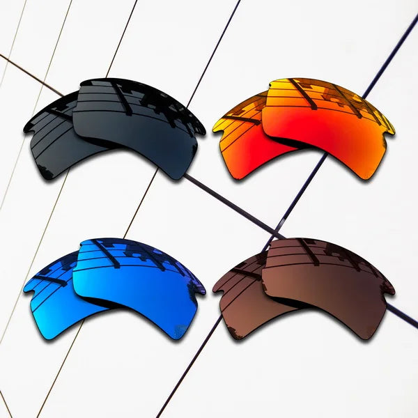 Wholesale E.O.S Polarized Replacement Lenses for Oakley Flak 2.0 XL OO9188-59mm Sunglasses - Varieties Colors