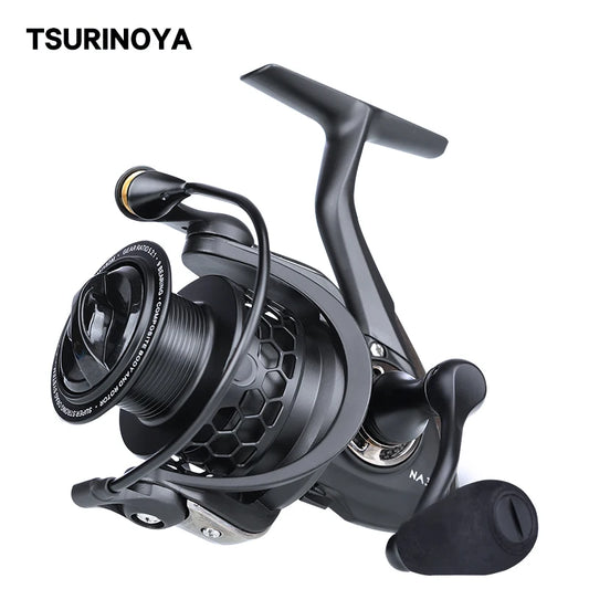 TSURINOYA Lightweight Spinning Reel NA 2000 3000 4000 5000 9BB 5.2:1 NANO Fishing Reels tackle for Trout Peche Bass Pike zander