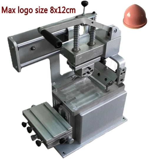8x12cm Manual Inkwell Pad Printer Machine One Color + 1 Rubber Pad + One Cliche Plate