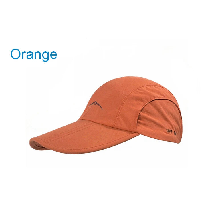 Waterproof Outdoor Sport Baseball Cap Unisex Spring Summer Quick Drying Hat Breathable Cap Foldable Cycling hat Sun Protection