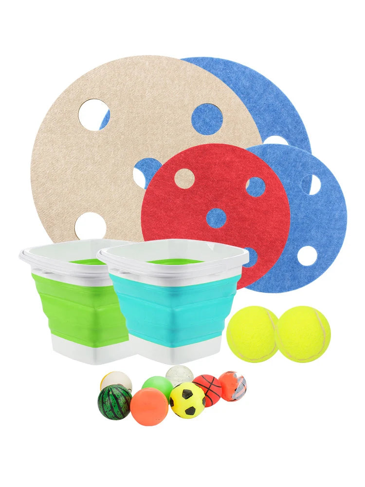 Large Outdoor Games Adults Team Building Balance Ball Relay Race Kids Sensory Toys Family Interactive Fun Party Supplies Props