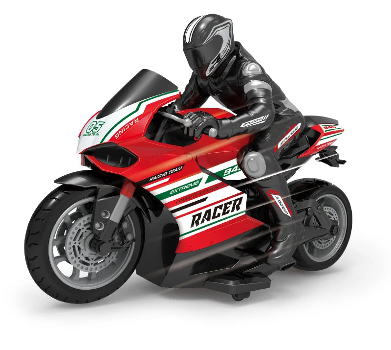 1/10  Electric Motorcycle RC Cars Scale High Speed Racing Ducati 4 Channels Remote Control Distance 35 Meters Off-Road Model