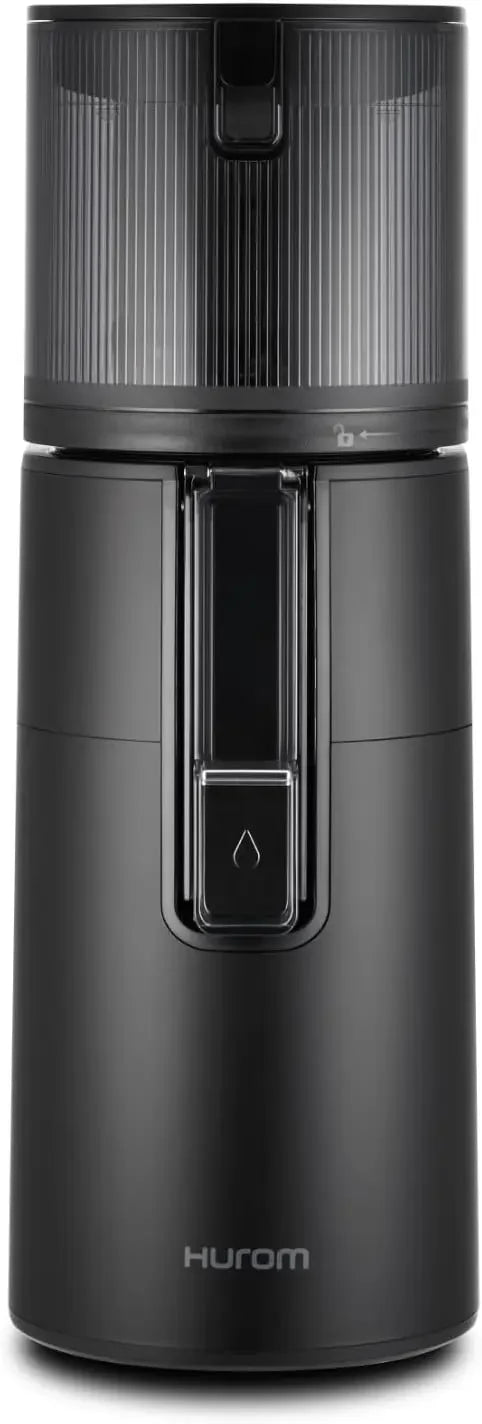 Hurom H400 Easy Clean Slow Juicer, White | Hands Free Hopper Fits Whole Produce Quiet Motor Scrub Free Cleaning BPA Free