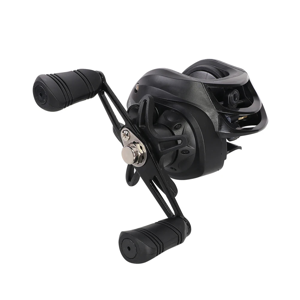 Fishing Wheel 7.2/1 Gear Ratio Baitcasting Reel Metal Max Drag 10kg Saltwater Freshwater 18+1BB for Beginners Fishing Accessory