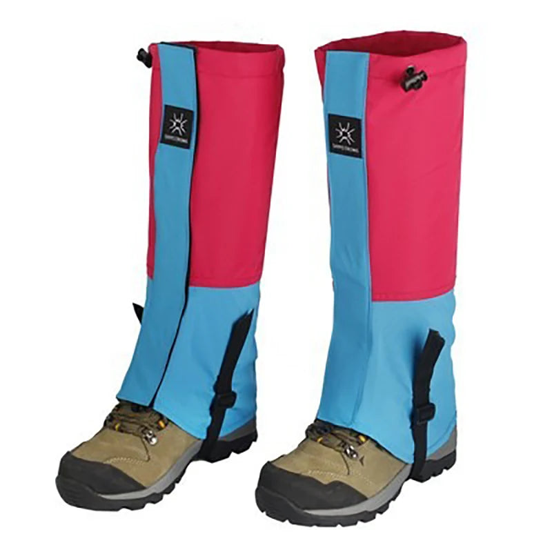 aterproof Hiking Gaiters,Snow Boot Gaiters with Rubber Foot Strap,Lightweight and Adjustable,for Men and Women Hiking,Skiing