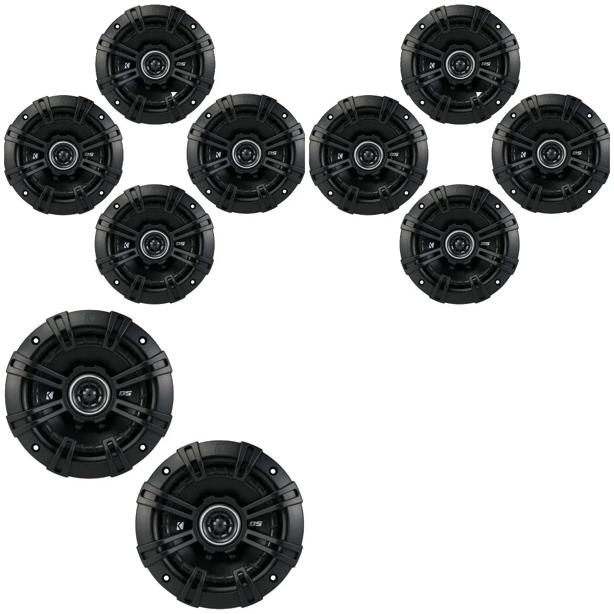 DSC50 5.25-Inch (130mm) Coaxial Speakers, 4-Ohm Bundle