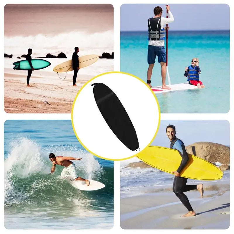 Surfboard Sock Cover Waterproof Protective Board Case 3 Sizes Waterproof And Dustproof Skis Cover Outdoor Surf Board supplies ﻿