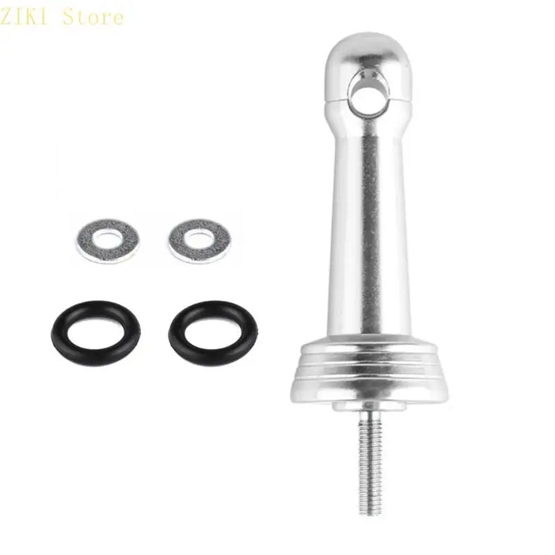 Fishing Wheel Balance Rod Universal Aluminum Fishing Reel Balancers Insertion in/Screw in Stand with Gasket Rubber Rings