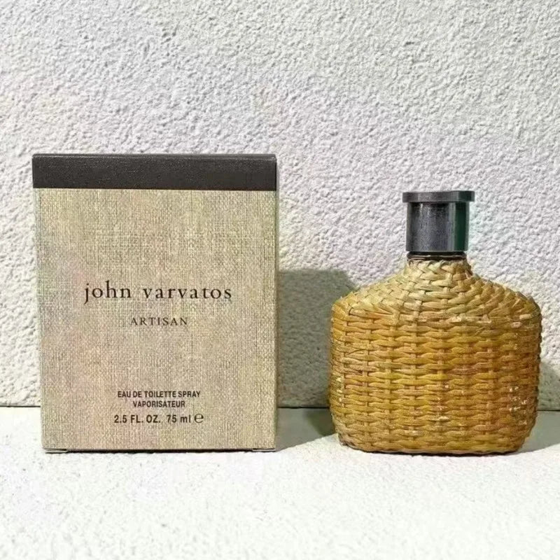 75ml Mens Fresh Citrus Woody Cologne Long Wear Natural Scent with Refined Vibrant Accents Crisp Bold Uplifting Masculine Aroma