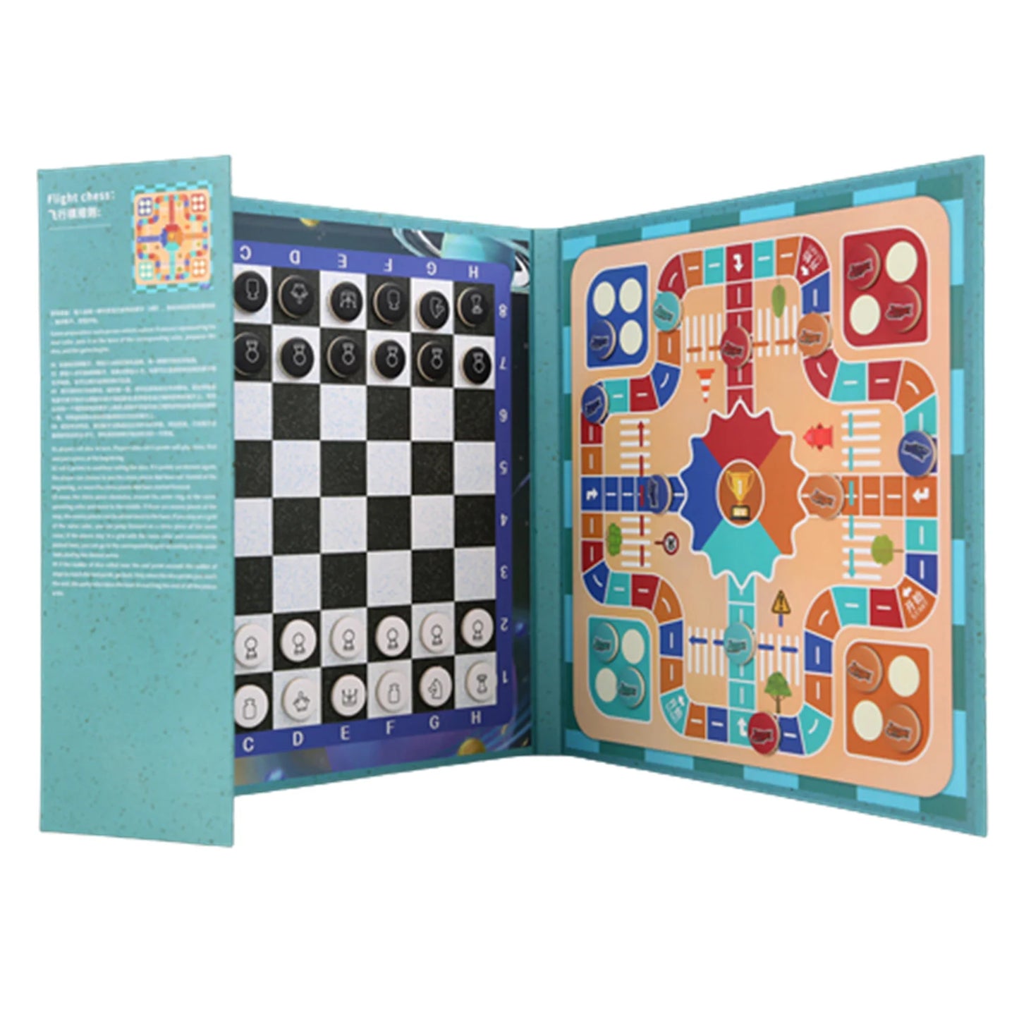 Kids Board Games Family Multifunctional Chess Toy For Indoor Outdoor Playing