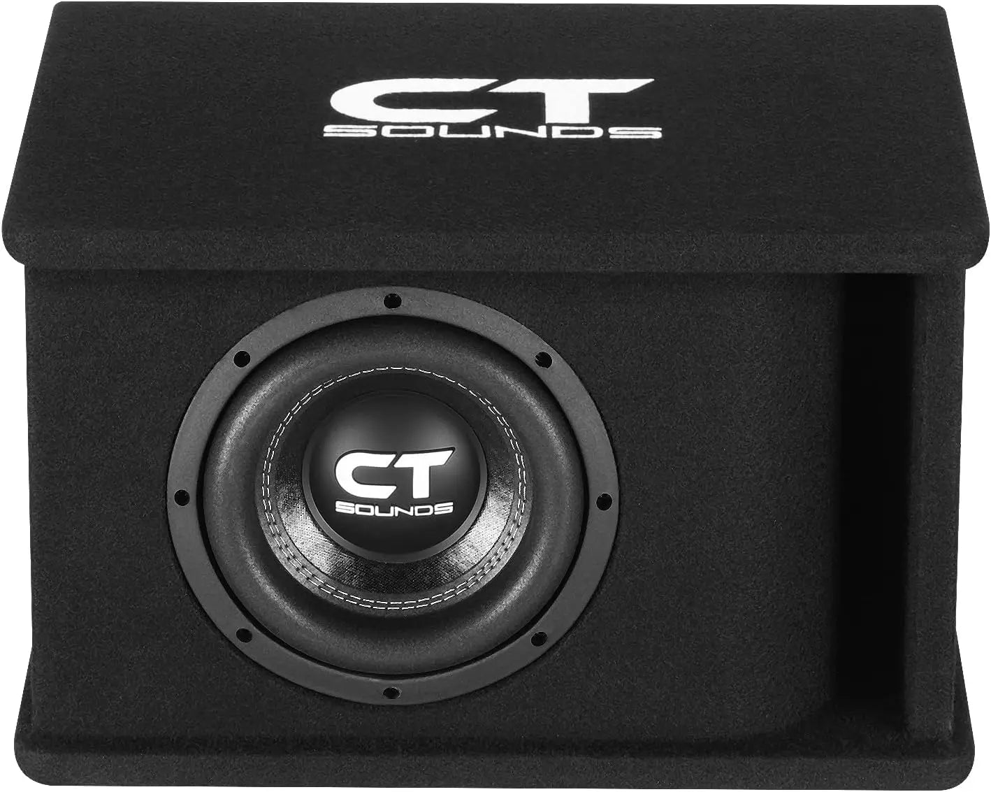 Single 8” 800W Loaded Tropo Series Ported Car Subwoofer Box - TROPO-1X8D2