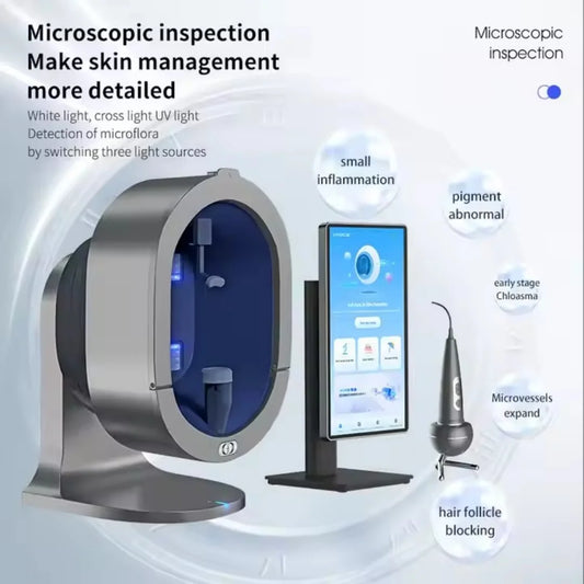 AISIA Q1 3D AI Facial Skin Analyzer Detection Skin Problem Diagnosis 8 Spectrum Professional Analysis Beauty Salon Equipment