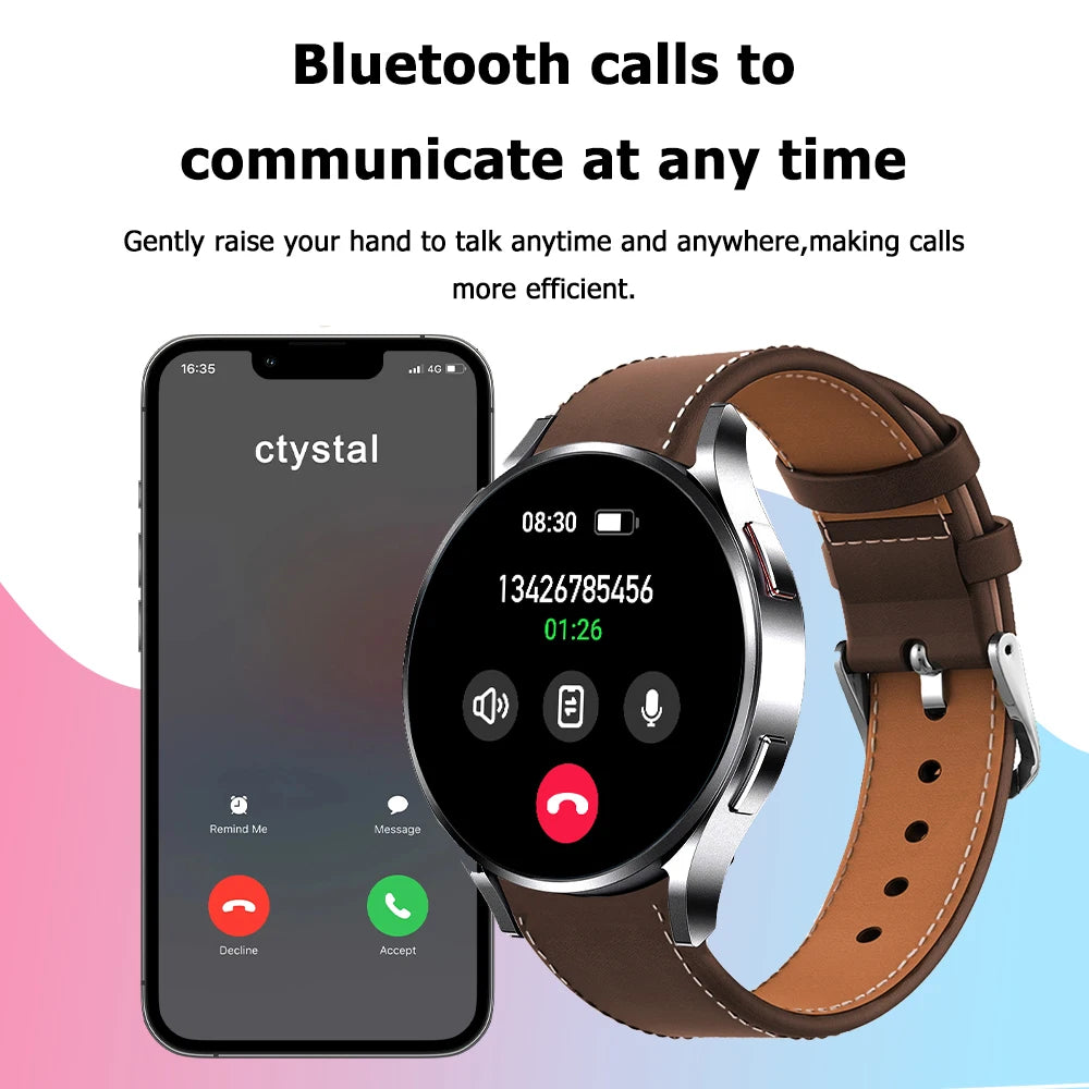 Business Watch Men 1.32” Inch 128*160 Health Monitoring Notifications Bluetooth Call Alarm Clock Smartwatch Women Multifunction