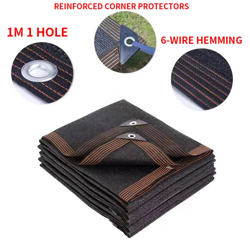 Garden Shade Net for Plant Heat Protection Vegetable Greenhouse and Dog Kennel Cover Patio Backyard Balcony Outdoor Awning