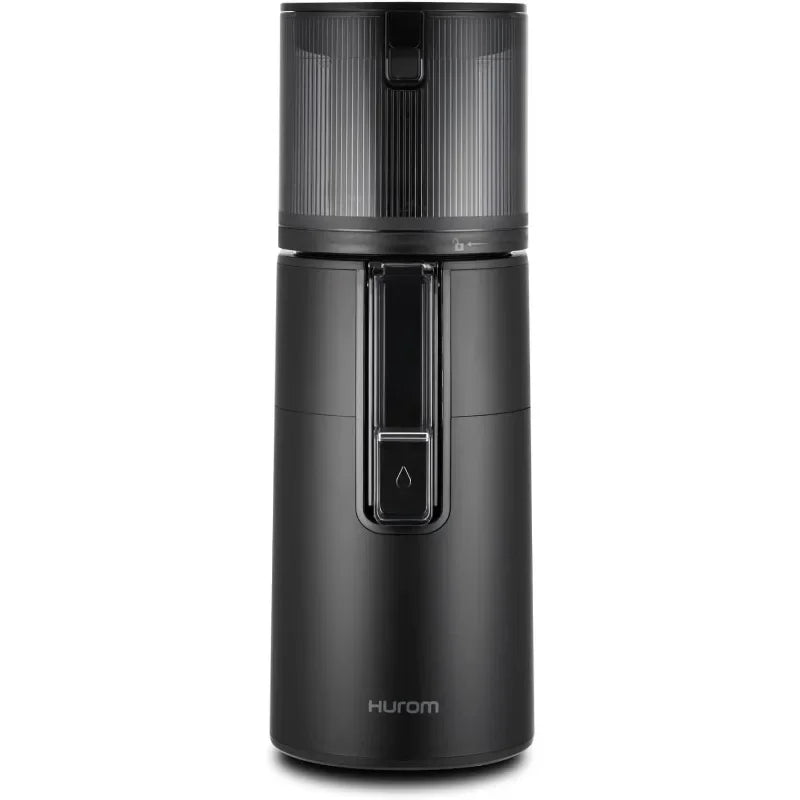 Hurom H400 Easy Clean Slow Juicer, White | Hands Free Hopper Fits Whole Produce Quiet Motor Scrub Free Cleaning BPA Free