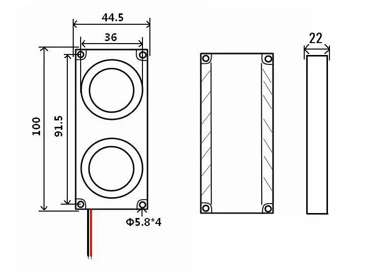 20W Stereo 2.0 20W Portable Audio Speaker DIY Home Full Range Theater Subwoofer Race Track Speakers HiFi System TV AUX Pair