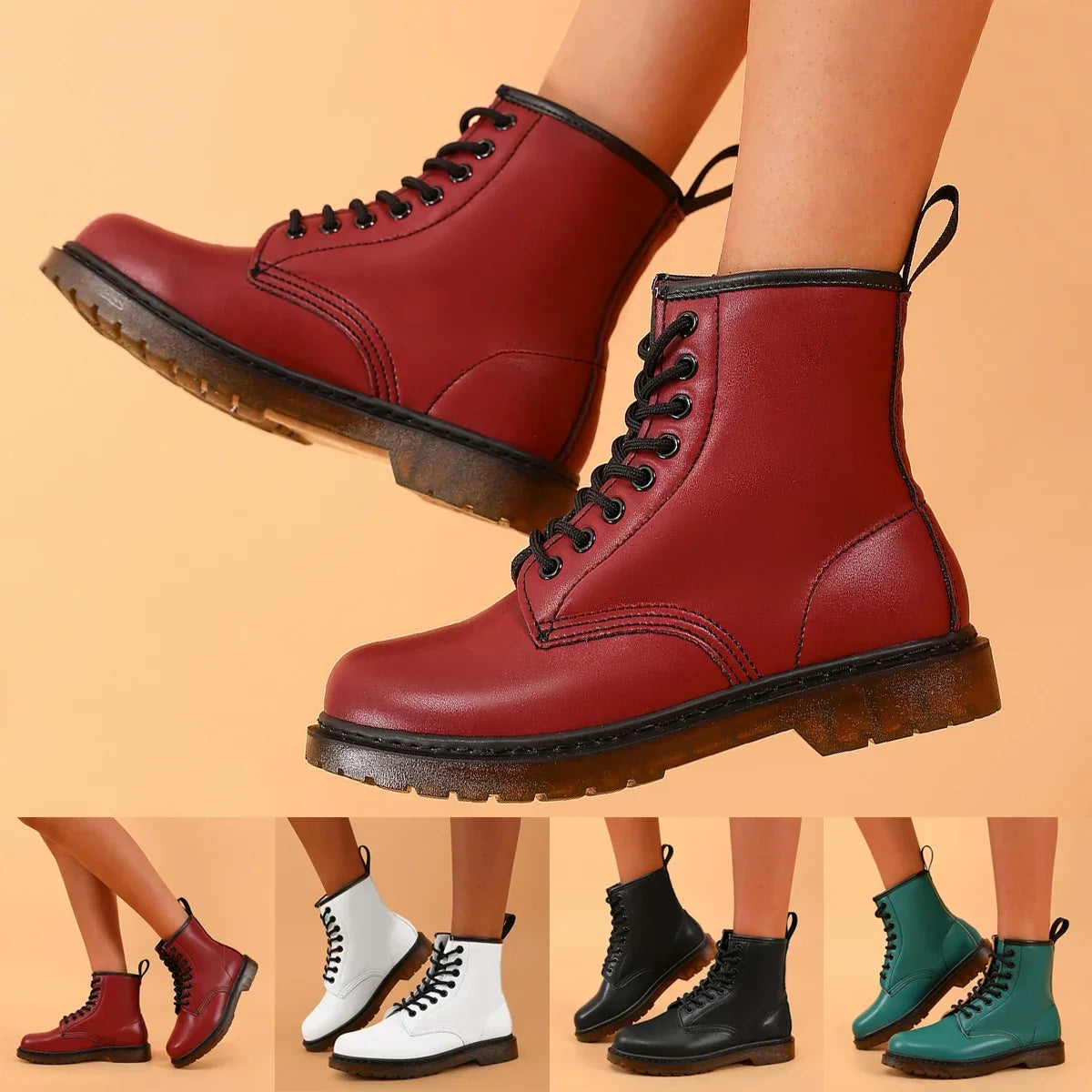 Handsome Fashion Platform Shoes for Women Waterproof Women's Boots Non-slip Wear-resistant Soft Bottom Ladies Casual Shoes