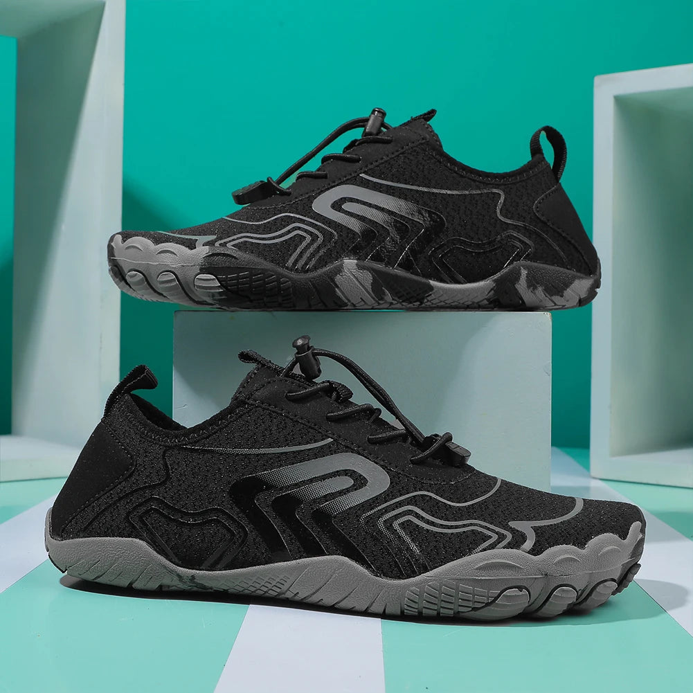 Unisex Water Shoes Barefoot Beach Shoes Quick Drying Breathable Gym Sneakers Ergonomic Casual Swimming Shoes for Men Women