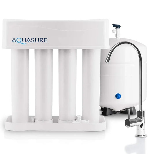 4-Stage Reverse Osmosis Under Sink Drinking Water RO Filtration Purification System | Removes Contaminants | 75 GPD,Leak-Proof