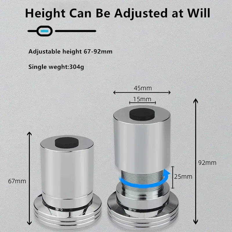 Audio Shock Absorber Spikes Stand Base Speaker Isolation Feet Pad Stainless Steel Adjustable Height For CD AMP DAC Amplifier