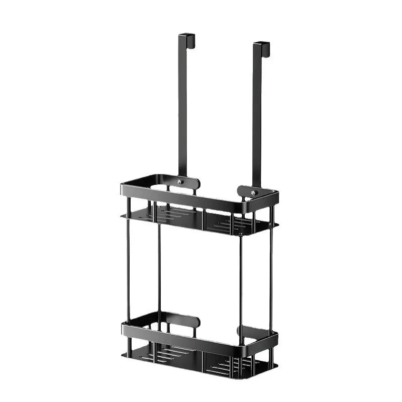 Bathroom Shower Hanging Rack Basket Organizer for Towels and Toiletries Space-Saving Storage Shelf for Restroom Hanging Basket