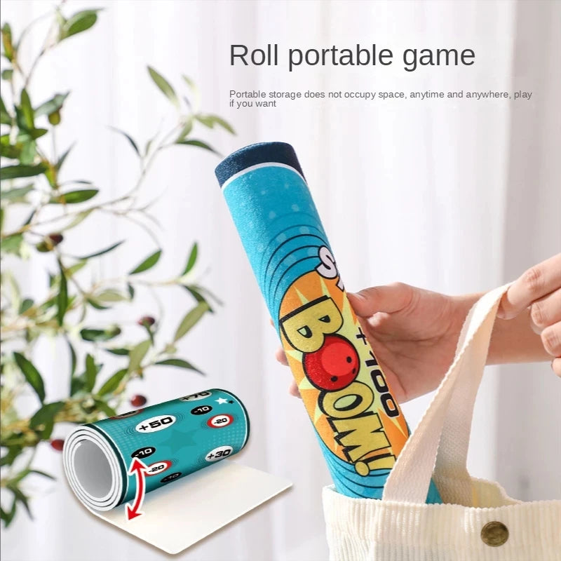 Interactive Bowling and Curling Mat Game Fun Football-Inspired Parent-Child Toy Sports Unforgettable Leisurely Entertainment