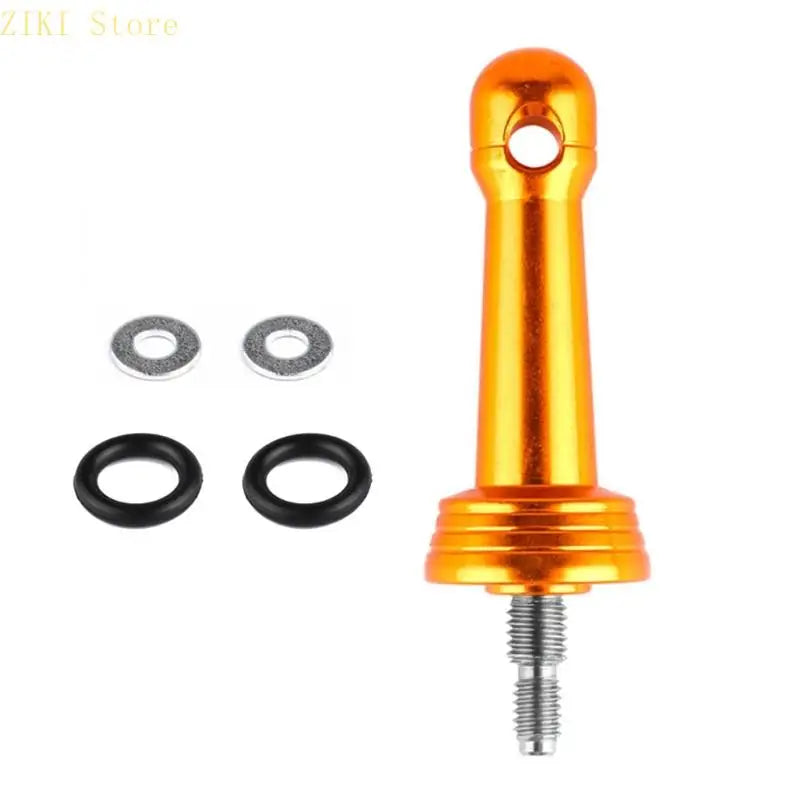 Fishing Wheel Balance Rod Universal Aluminum Fishing Reel Balancers Insertion in/Screw in Stand with Gasket Rubber Rings