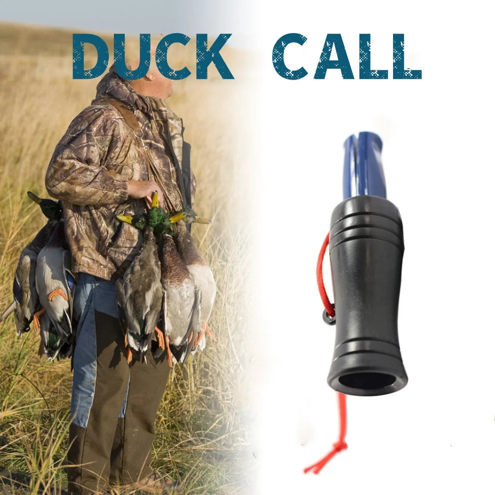 Hunting Duck Call Whistle Decoy Hunting Decoys Hunter Hunting Accessory  Lure Wild Duck Pheasant Wild Goose Plastic Whistle