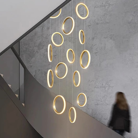 Modern home decor ring led lights pendant light lamps for living room Chandeliers for dining room hanging light indoor lighting
