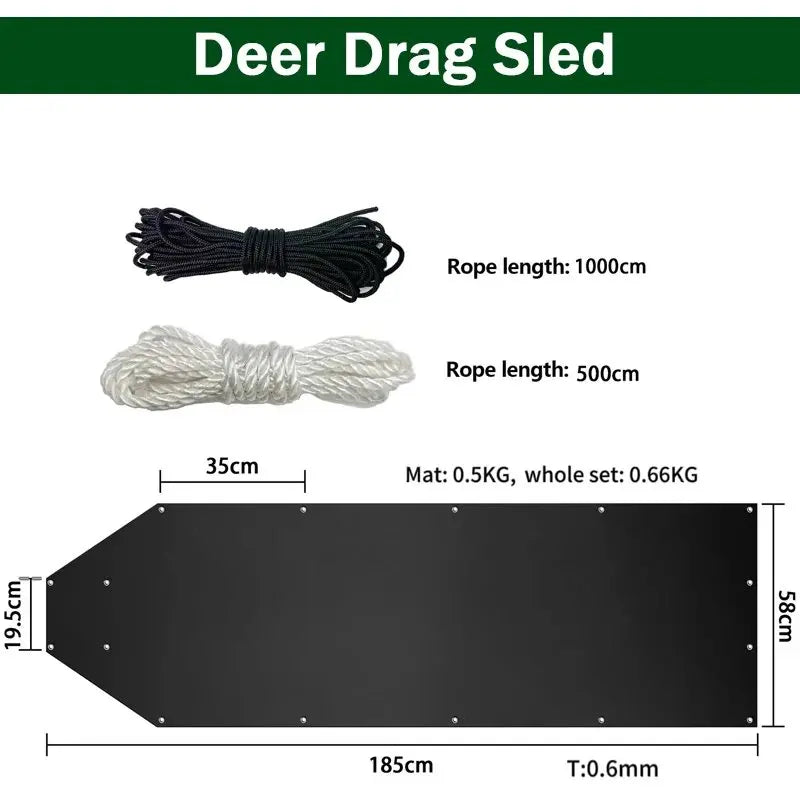 Deer Hunting Gear Deer Hanger Hoist for Skinning Elk Hunting Game Bags Deer Game Hauler Sled Drag Harness Perfect for Hunters