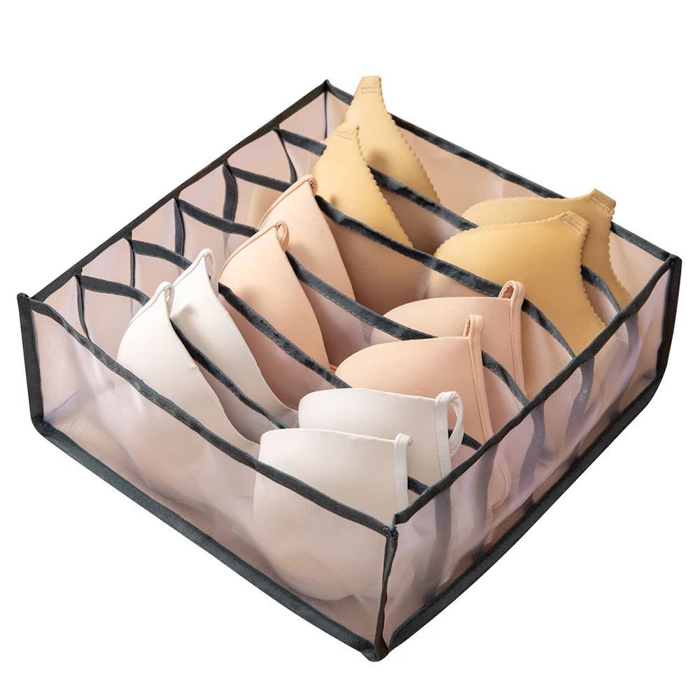 Wardrobe Closet Cabinet Organizers Underwear Bra Socks Panty Storage Boxes Home Organization Drawer Divider Home Dormitory