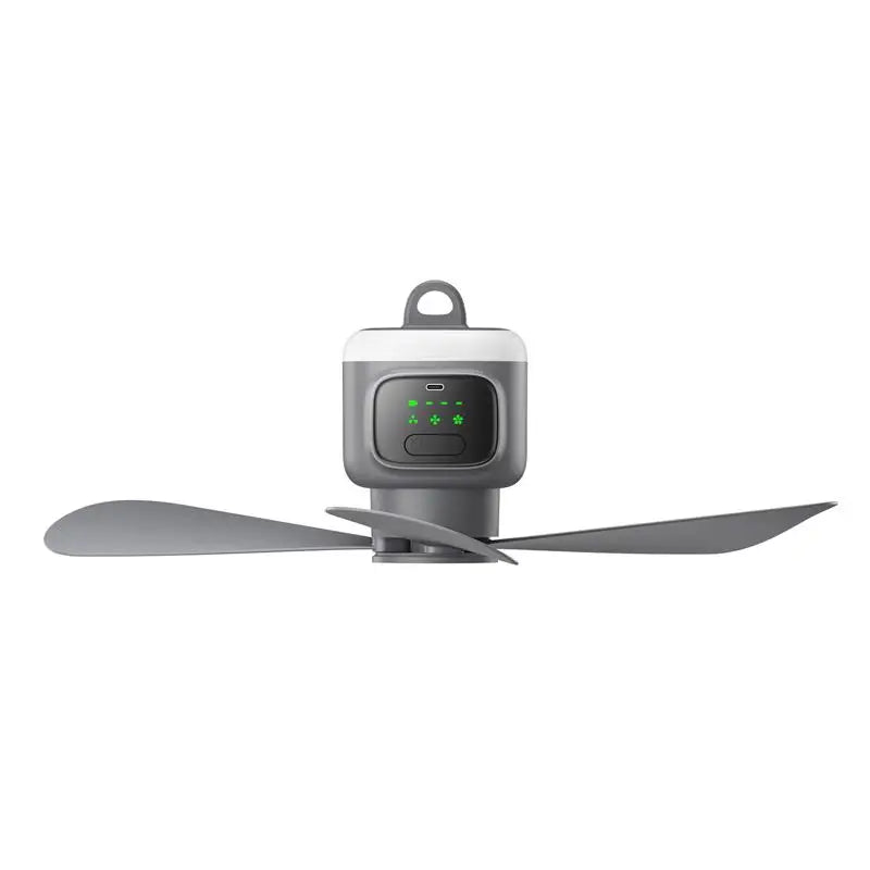 Ceiling Fan Portable Camping Fan Tent Ventilator Cooler Wireless 12000mAh Rechargeable Electric Fan Remote Control LED Lighting