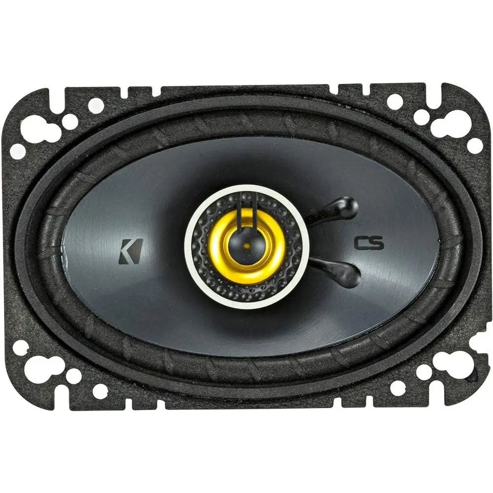 Pair of 6.5 and 4x6 4-Ohm Coaxial Car Speakers