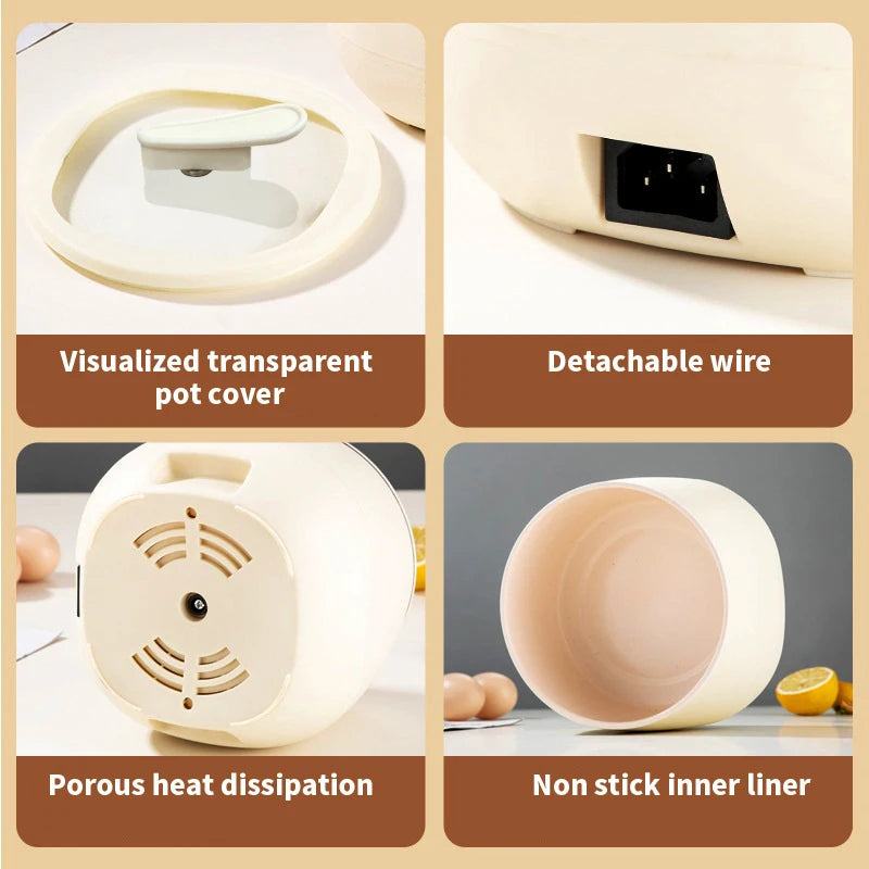 Mini Multi-function Smart Rice Cooker Small Non-Stick Cooker Ricecooker Household Multifunction Electric Cooking EU Plug