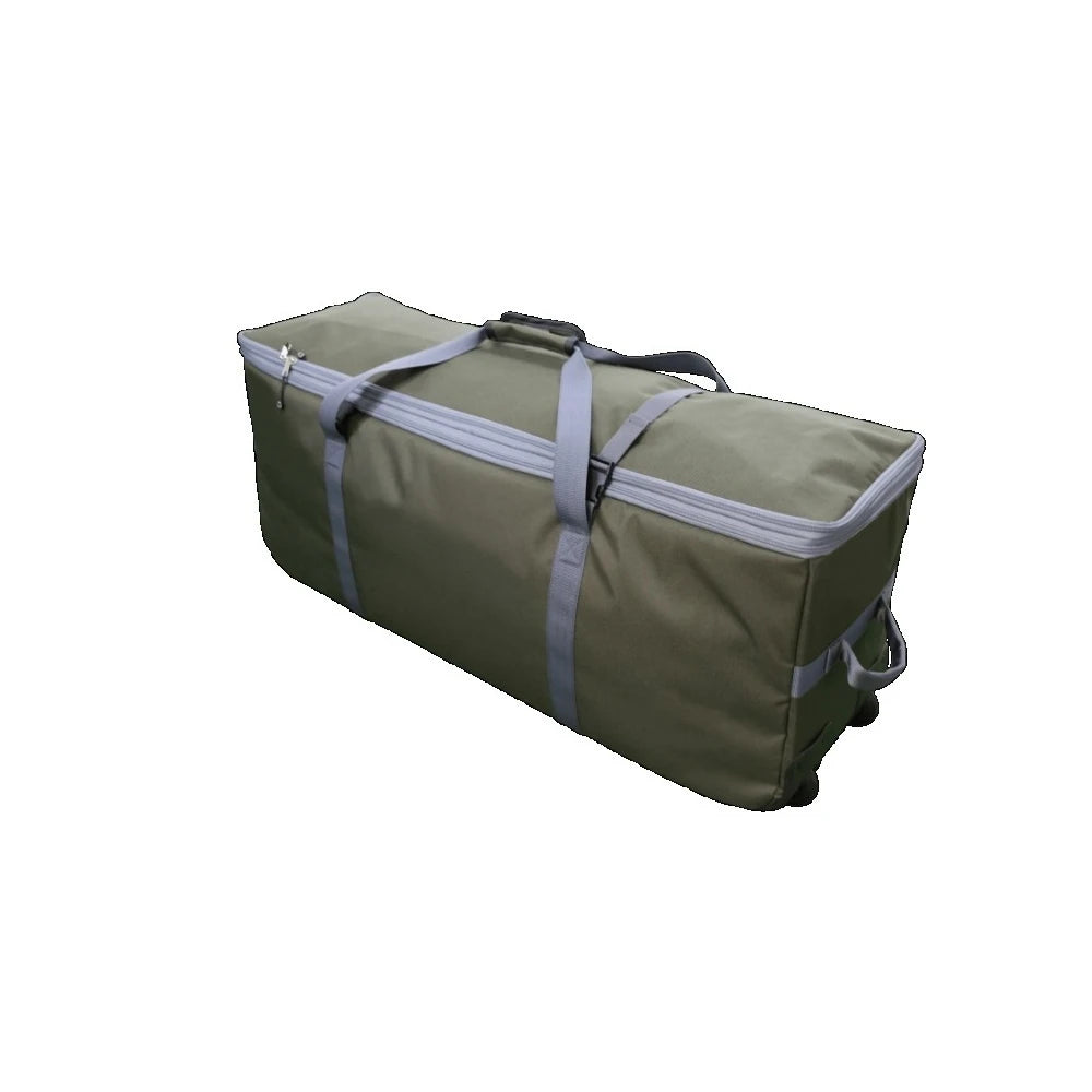 Hazel Creek 12 Person 3-Room Cabin Tent, 20' x 9' x 84", Green