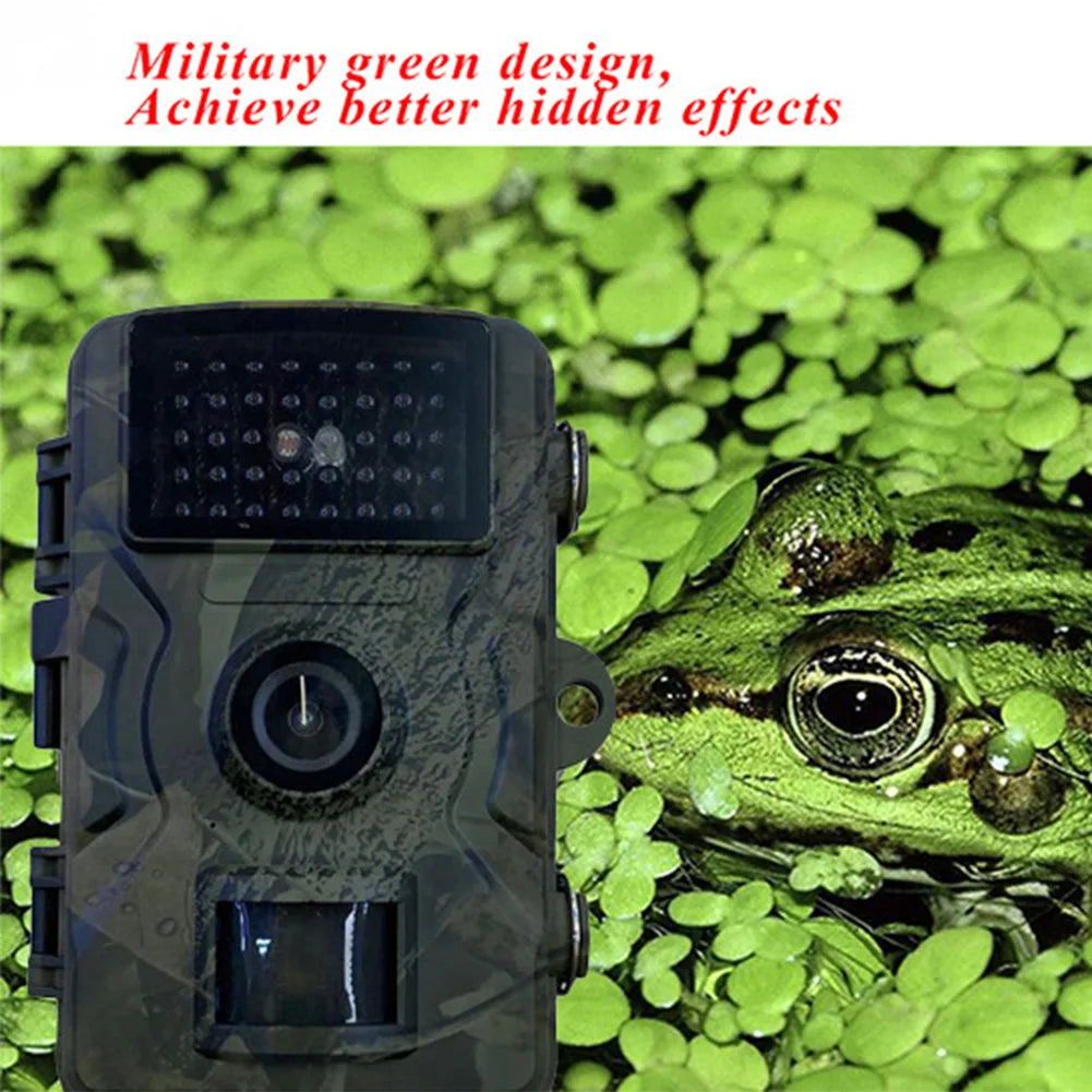 Hunting Trail Camera Waterproof Hunting Camera Motion Activated Infrared Night Vision Security Cam for Scouting Hunting