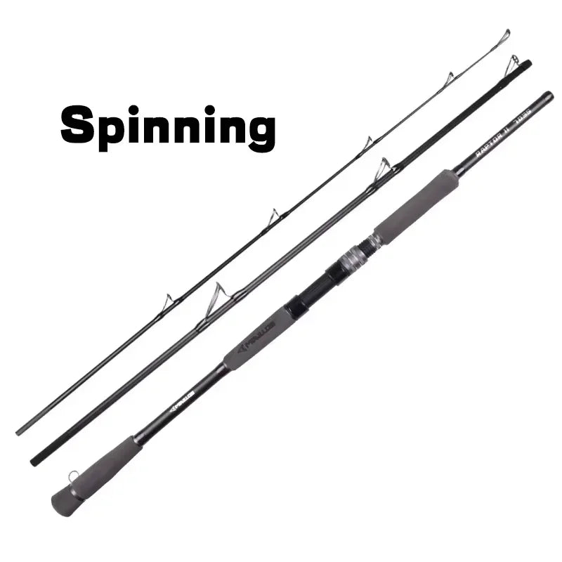 Mavllos RaptorII Spinning Fishing Rod Bait 80-250g 20-50LB 3 Sections 2.1M Light Carbon Tuna Bass Fishing Casting Jigging Rod