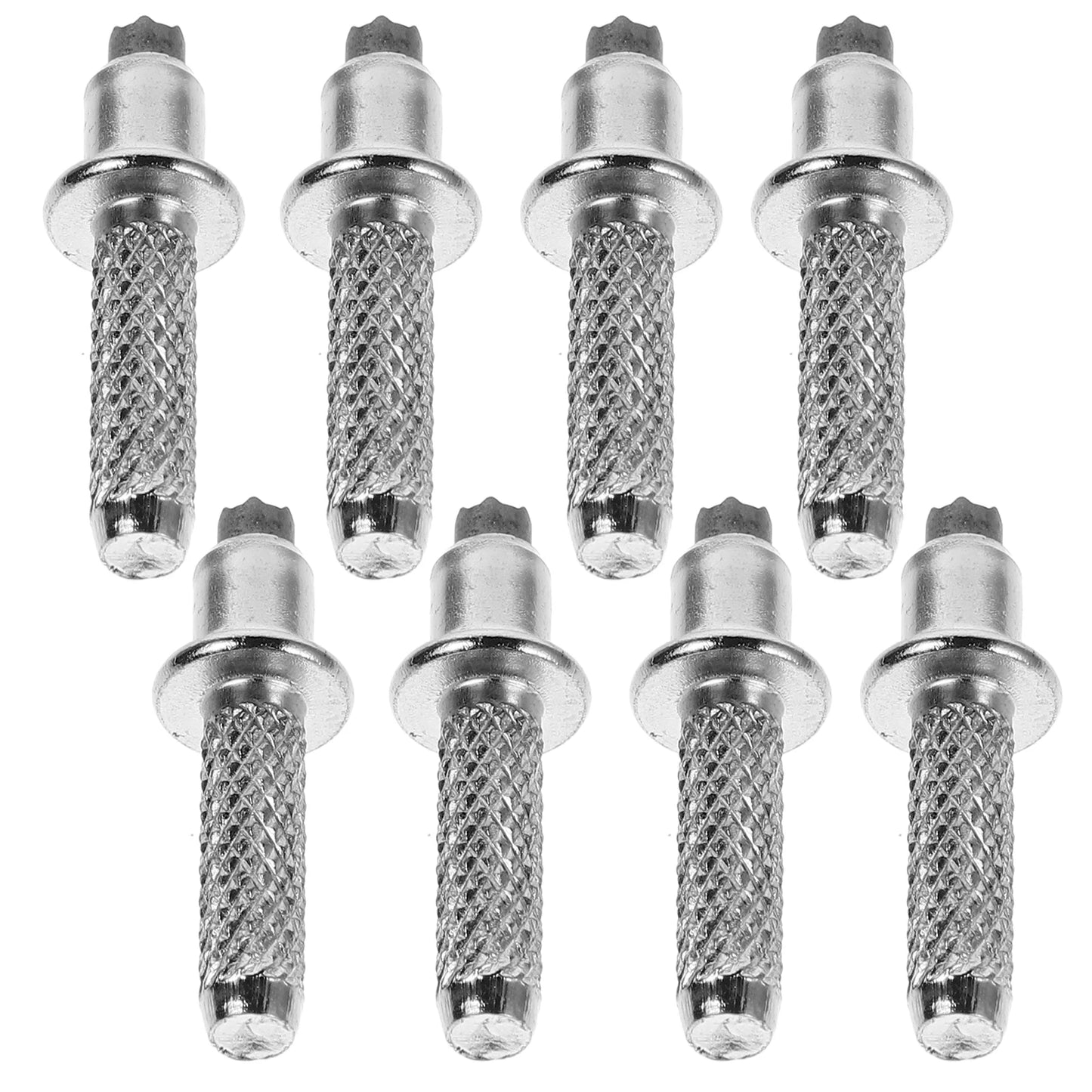 8 Pcs Replacement Trekking Pole Tips Hiking Accessories Walking Sticks Parts Camping Gear For Anti Slip Spikes Metal Feet
