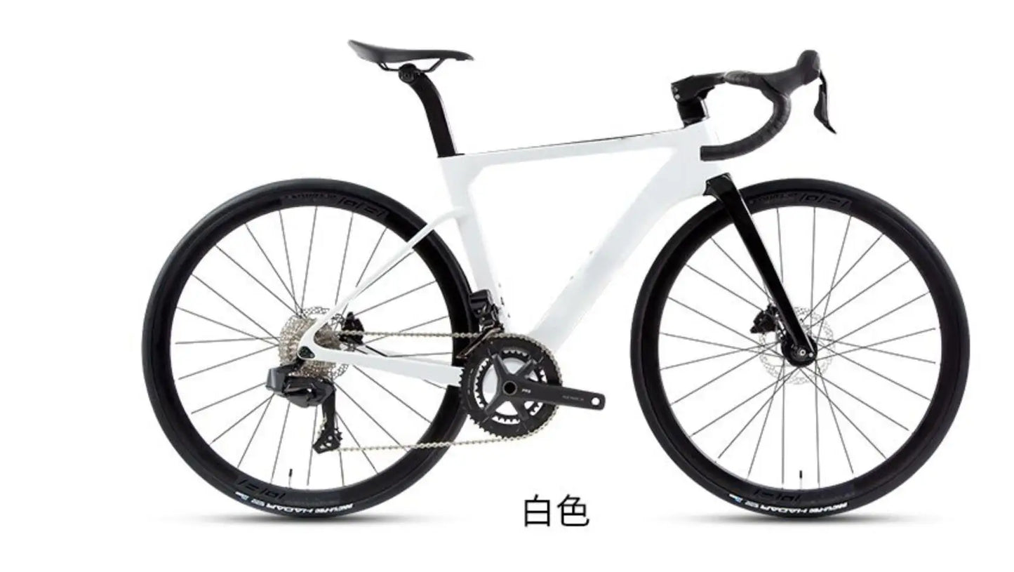24 speed TT-X42  Bicycle Full Carbon Light Weight Road Bike With WheelTop Wireless Electric Group Set  carbon wheels